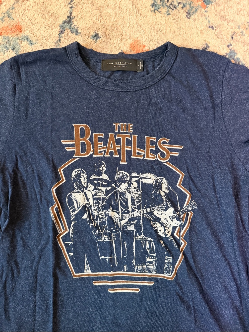 NWOT Free People Beatles Band Tee - Picture 2 of 2
